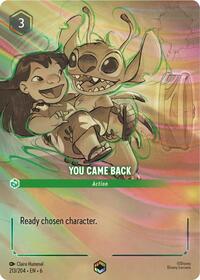 You Came Back (Enchanted) - Azurite Sea - 213/204