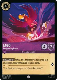 Iago - Reappearing Parrot - Azurite Sea - 45/204