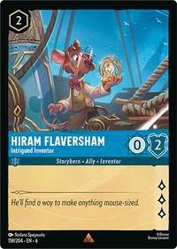 Hiram Flaversham - Intrigued Inventor - Azurite Sea - 159/204