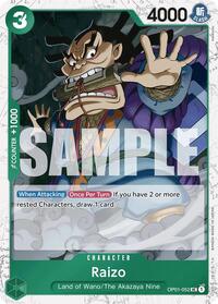 Raizo (Jolly Roger Foil) - Premium Booster -The Best- - OP01-052