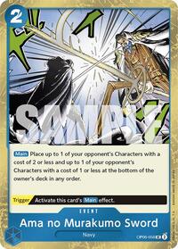 Ama no Murakumo Sword (Jolly Roger Foil) - Premium Booster -The Best- - OP06-056