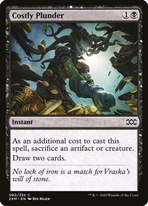 Costly Plunder - Double Masters - 80