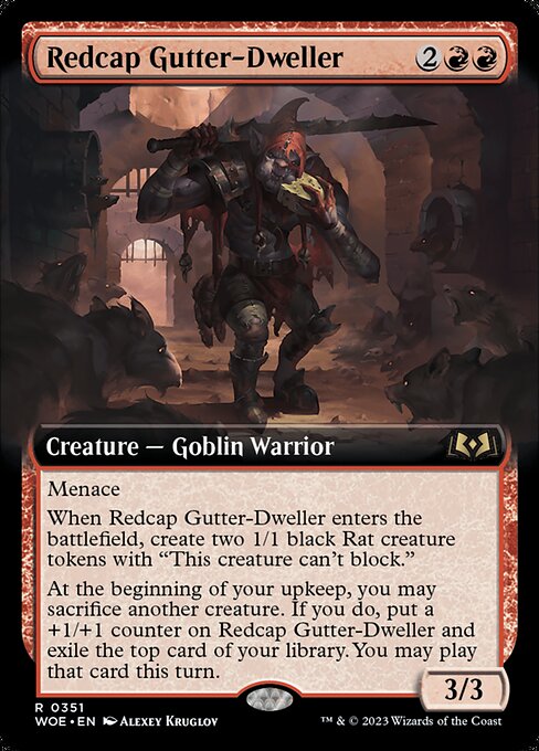 Redcap Gutter-Dweller - Wilds of Eldraine - 351