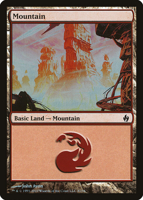 Mountain - Premium Deck Series: Fire and Lightning - 31