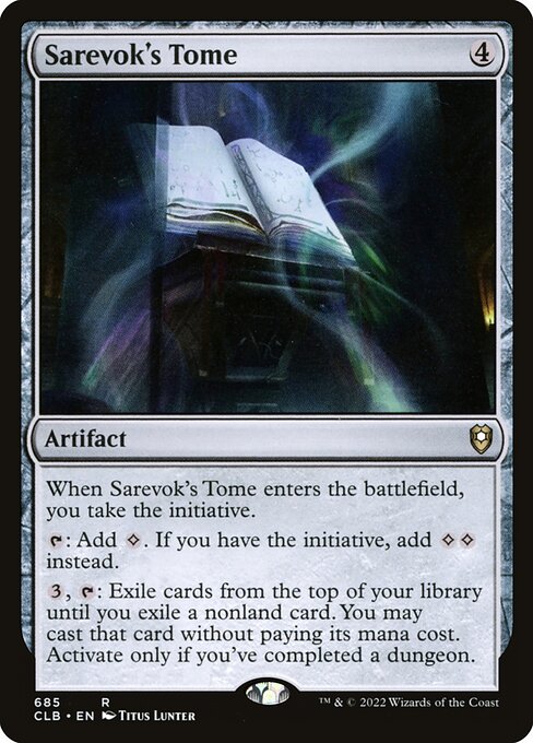 Sarevok's Tome - Commander Legends: Battle for Baldur's Gate - 685