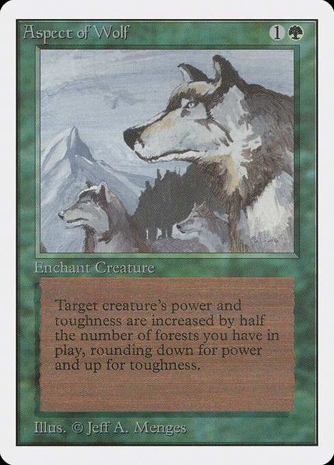 Aspect of Wolf - Unlimited Edition - 185