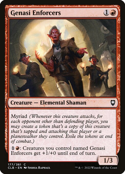 Genasi Enforcers - Commander Legends: Battle for Baldur's Gate - 177
