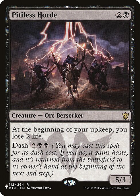 Pitiless Horde - The List - DTK-112