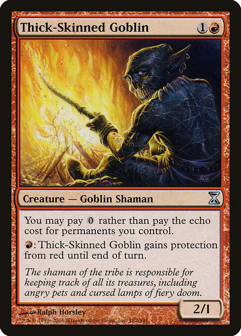 Thick-Skinned Goblin - Time Spiral - 182