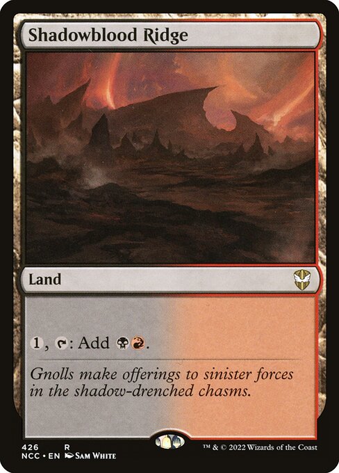 Shadowblood Ridge - New Capenna Commander - 426