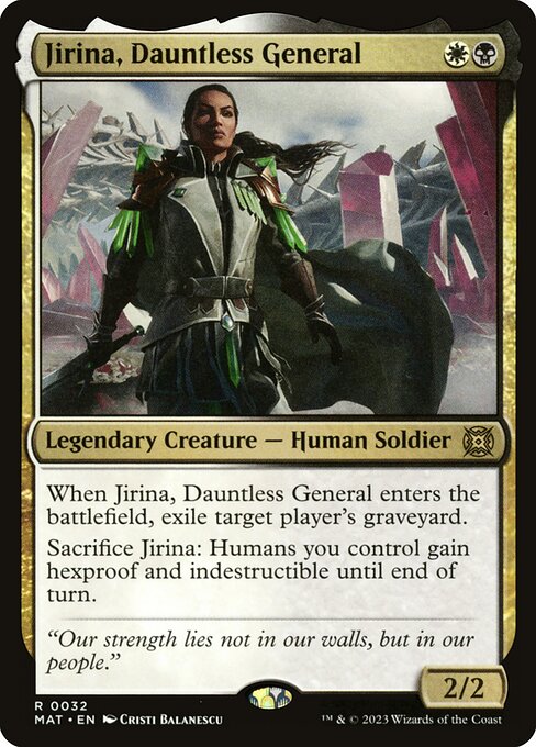 Jirina, Dauntless General - March of the Machine: The Aftermath - 32