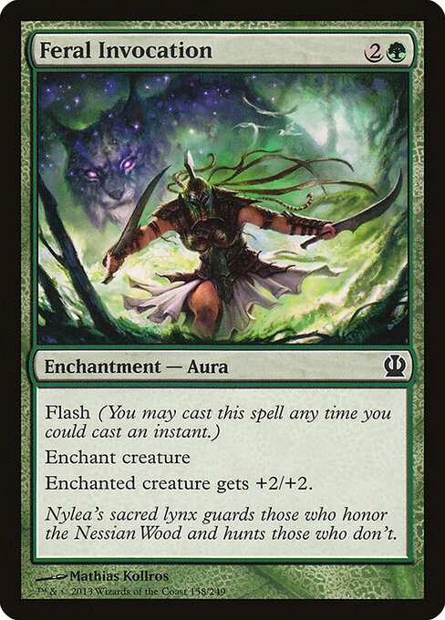 Feral Invocation - Theros - 158