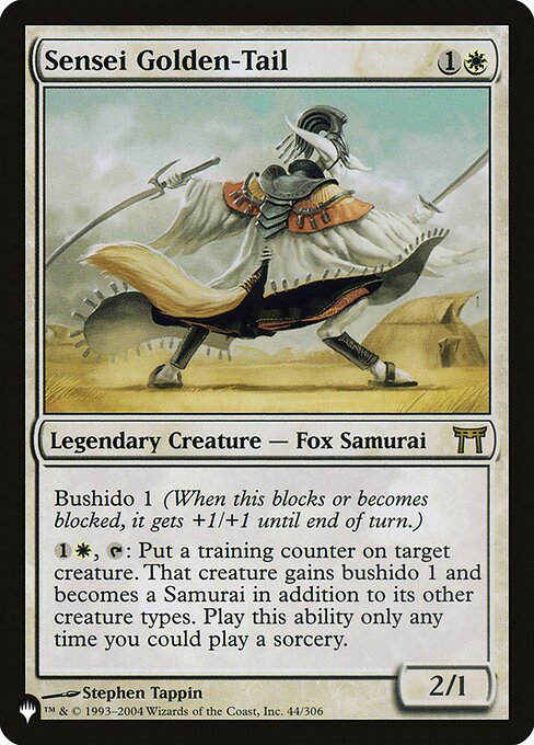 Sensei Golden-Tail - The List - CHK-44