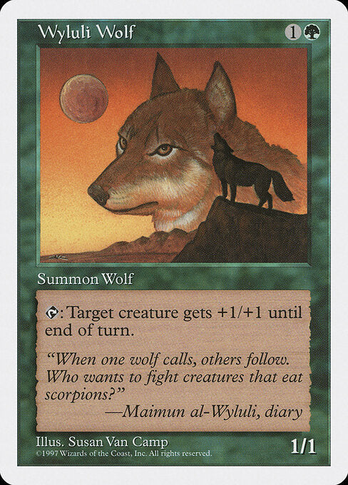 Wyluli Wolf - Fifth Edition - 345