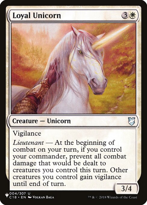 Loyal Unicorn - The List - C18-4