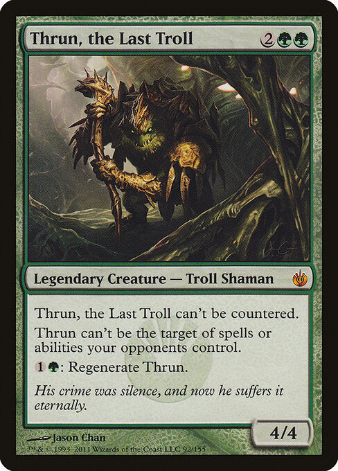 Thrun, the Last Troll - Mirrodin Besieged - 92