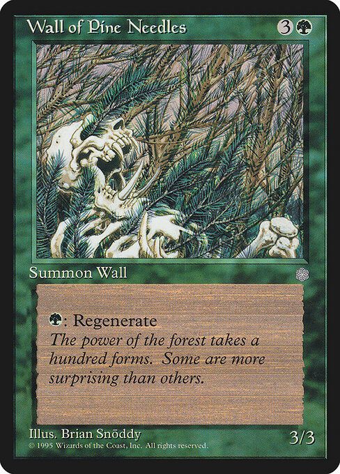 Wall of Pine Needles - Ice Age - 274