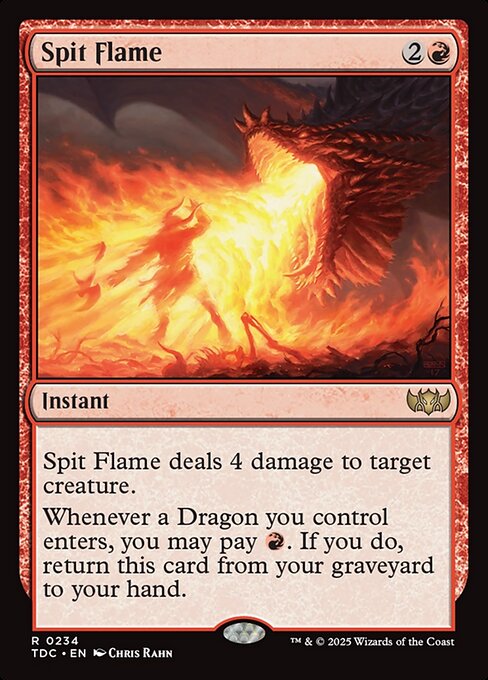 Spit Flame - Tarkir: Dragonstorm Commander - 234