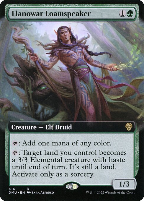 Llanowar Loamspeaker - Dominaria United - 416