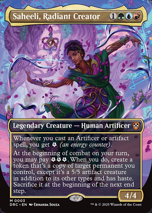 Saheeli, Radiant Creator - Aetherdrift Commander - 3
