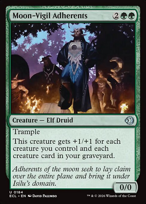 Moon-Vigil Adherents - Lorwyn Eclipsed - 184