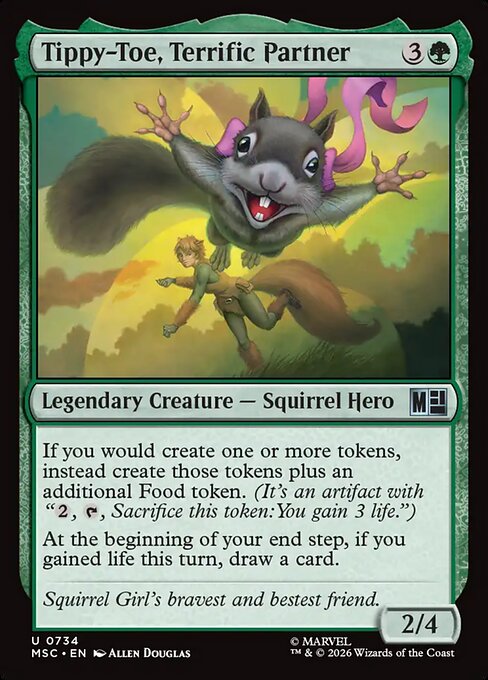 Tippy-Toe, Terrific Partner - Marvel Super Heroes Commander - 734