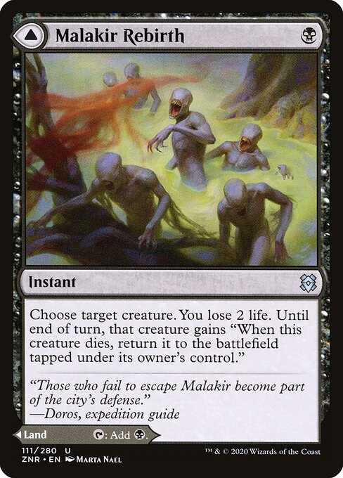 Malakir Rebirth // Malakir Mire - Zendikar Rising - 111