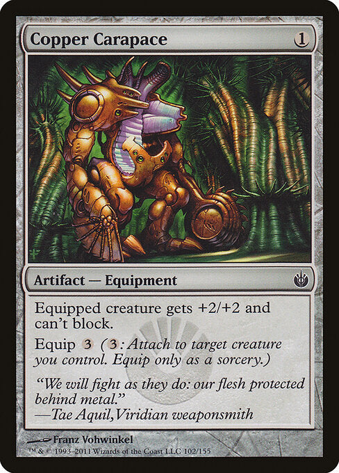 Copper Carapace - Mirrodin Besieged - 102