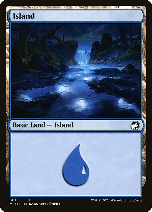Island - Innistrad: Midnight Hunt - 381