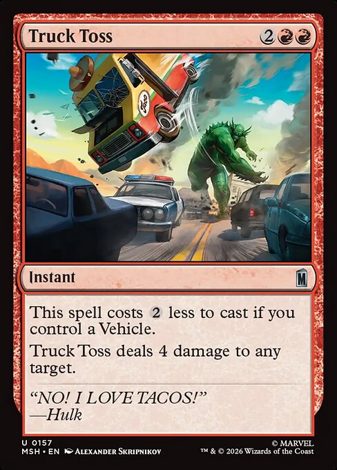 Truck Toss - Marvel Super Heroes - 157