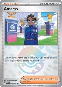 Amarys - 093/131 (Poke Ball Pattern) - SV: Prismatic Evolutions - 093/131
