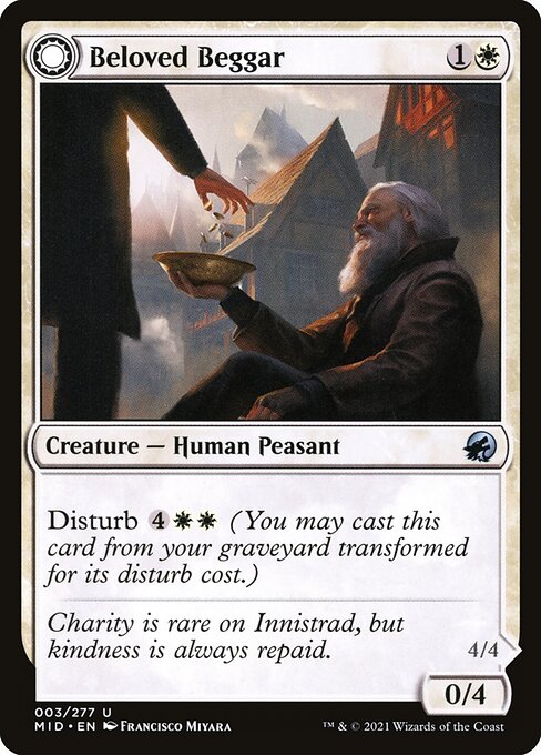 Beloved Beggar // Generous Soul - Innistrad: Midnight Hunt - 3