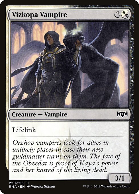 Vizkopa Vampire - Ravnica Allegiance - 220