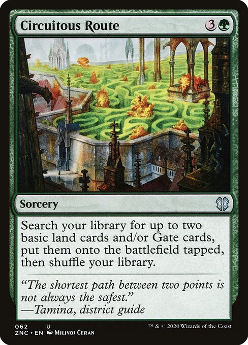 Circuitous Route - Zendikar Rising Commander - 62