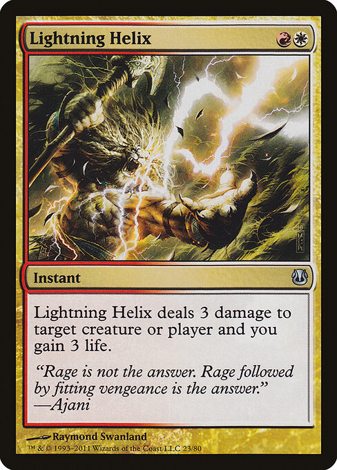 Lightning Helix - Duel Decks: Ajani vs. Nicol Bolas - 23