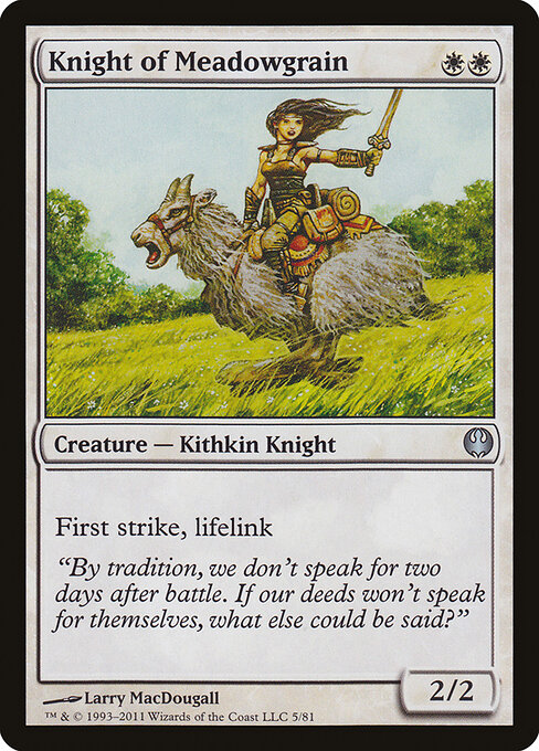 Knight of Meadowgrain - Duel Decks: Knights vs. Dragons - 5