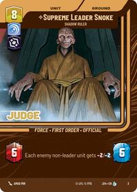 Supreme Leader Snoke - Shadow Ruler - Judge Promos - 3