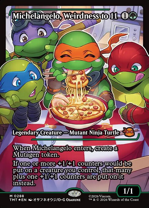 Michelangelo, Weirdness to 11 - Teenage Mutant Ninja Turtles - 288
