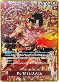 Portgas.D.Ace (One Piece Japanese Version 2nd Anniversary Set) - One Piece Promotion Cards - OP02-013