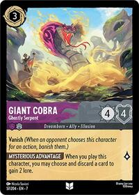 Giant Cobra - Ghostly Serpent - Archazia's Island - 57/204