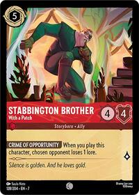 Stabbington Brother - With a Patch - Archazia's Island - 128/204