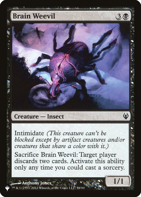 Brain Weevil - The List - DDJ-58