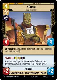 Bossk - Hunt By Instinct (Foil) - Jump to Lightspeed - 685