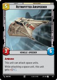 Retrofitted Airspeeder (Foil) - Jump to Lightspeed - 757