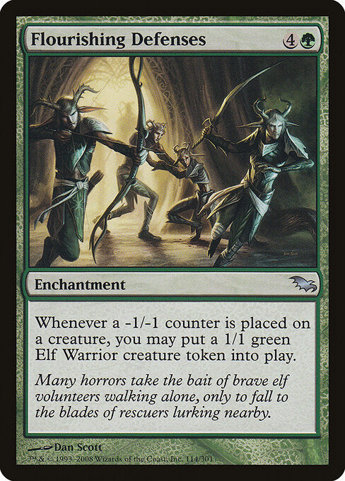 Flourishing Defenses - Shadowmoor - 114