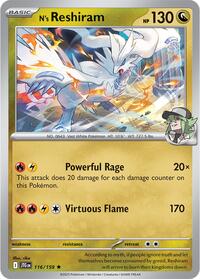 N's Reshiram - 116/159 - SV09: Journey Together - 116/159