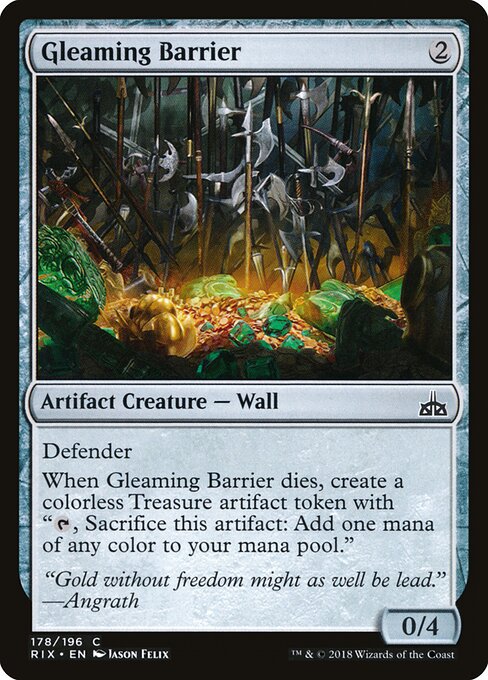 Gleaming Barrier - Rivals of Ixalan - 178