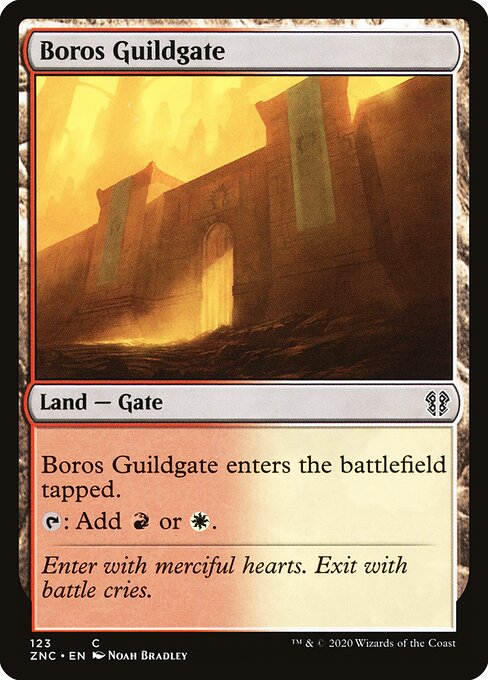 Boros Guildgate - Zendikar Rising Commander - 123