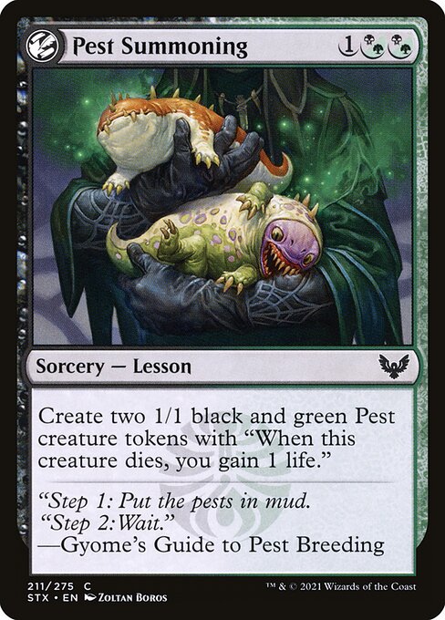 Pest Summoning - Strixhaven: School of Mages - 211
