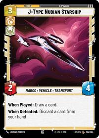J-Type Nubian Starship - Legends of the Force - 194/264
